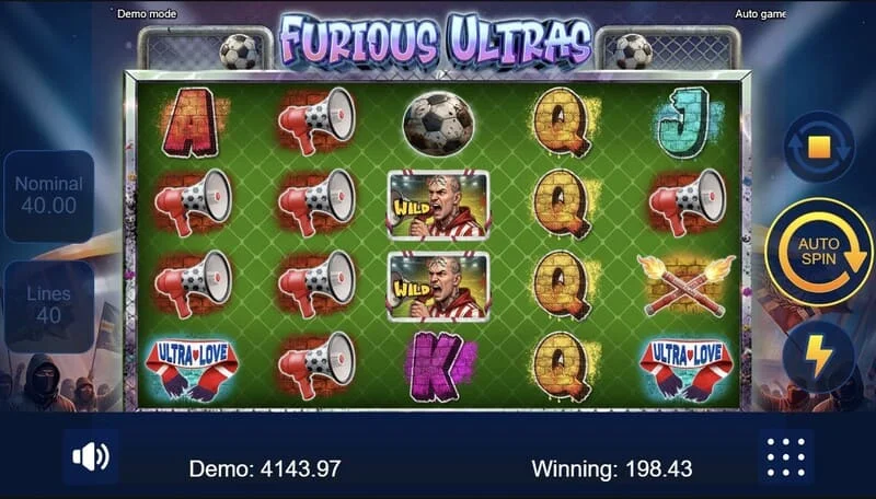 Furious Ultras - linjat e pagesave në rrotulla